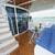 AFT DECK STAIRS TO FLYBRIDGE
